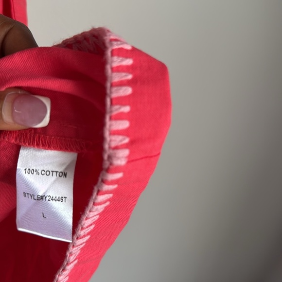 NEW TUCKERNUCK POMANDER PLACE Poppy Stitch Finley Flutter Sleeve Dress Large - Picture 10 of 13